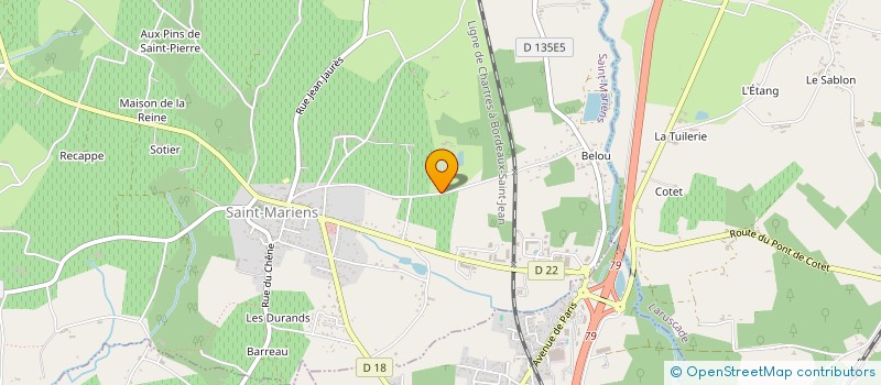 localisation de l'entreprise MADAME THIFAINE BOISUMEAU  SAINT-MARIENS