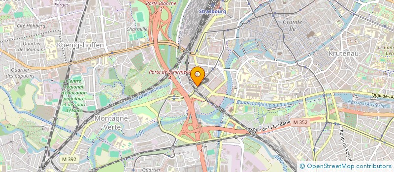 localisation de l'entreprise MADAME THIFAINE KUNTZ à STRASBOURG