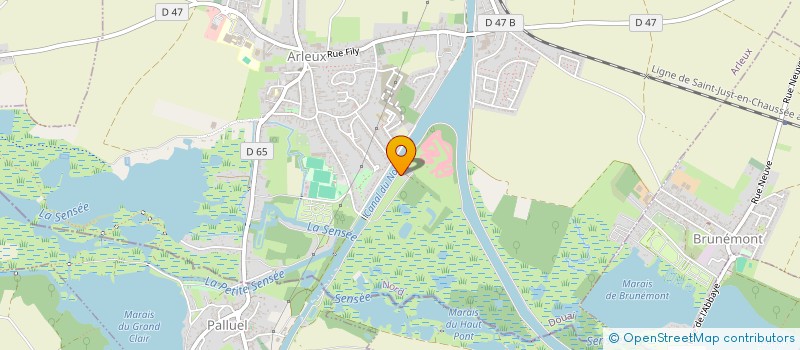 localisation de l'entreprise MADAME THIFAINE MAHON  ARLEUX