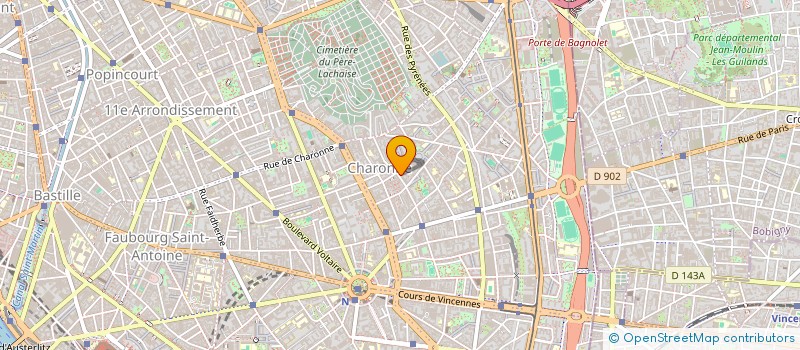 localisation de l'entreprise MADAME THIFANE PEREIRA LIMA  PARIS