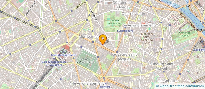 localisation de l'entreprise MADAME THILELI ADLI  PARIS