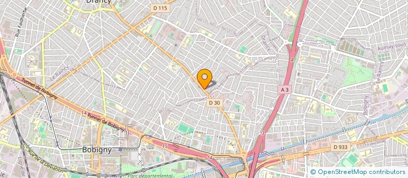 localisation de l'entreprise MADAME THILELI ZERROUKI  DRANCY