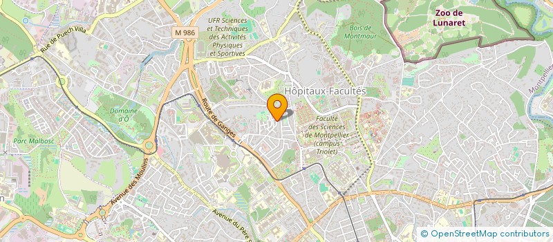 localisation de l'entreprise MADAME THILLELI AMRANE à MONTPELLIER