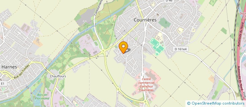 localisation de l'entreprise MADAME THILLELI CHELMOUNI  COURRIERES