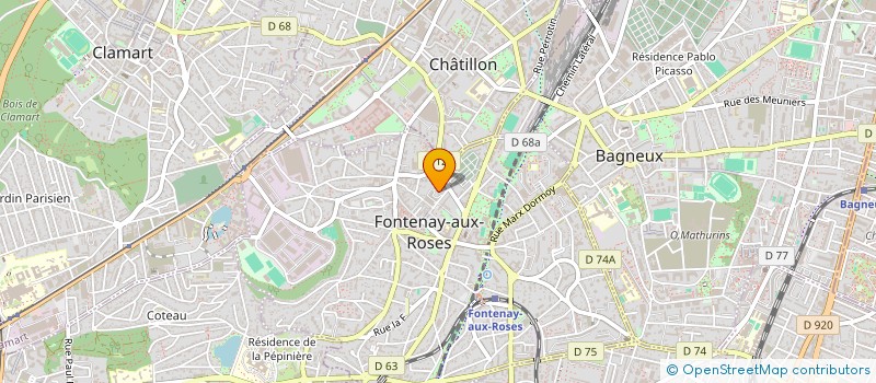 localisation de l'entreprise MADAME THILLELI OUARAB à FONTENAY-AUX-ROSES