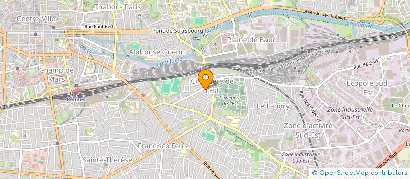 localisation de l'entreprise MADAME THIMY-HANG DANG  RENNES