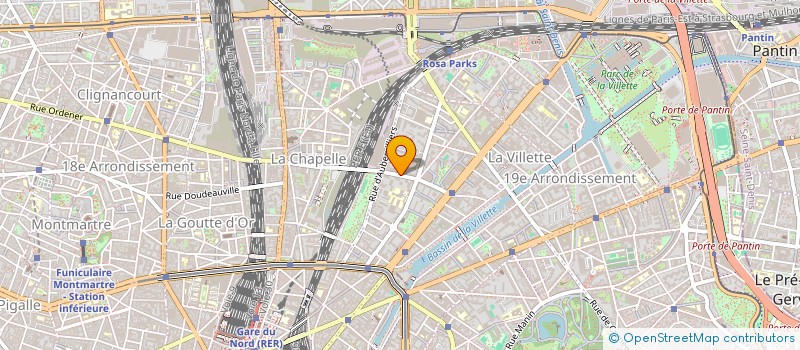 localisation de l'entreprise MADAME THINHINANE KARA  PARIS