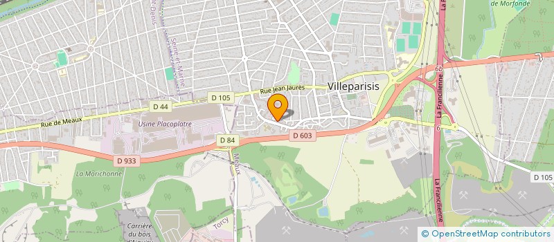 localisation de l'entreprise MADAME THINHINANE MOUHOUS  VILLEPARISIS