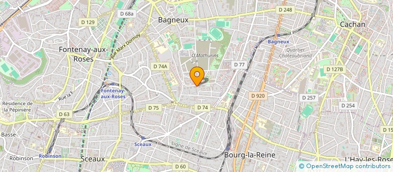 localisation de l'entreprise MADAME THINHINANE YEBKA à BAGNEUX