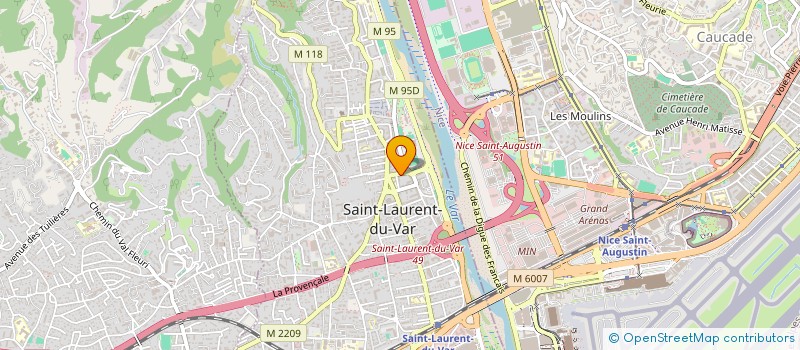 localisation de l'entreprise MADAME THIPHAINE COLLEOC à SAINT-LAURENT-DU-VAR