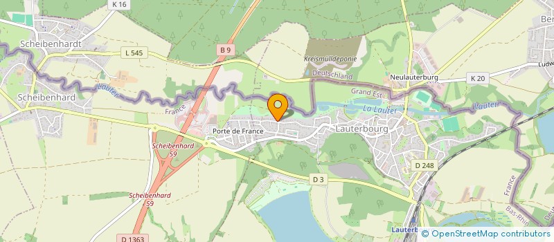 localisation de l'entreprise MADAME THIPPHAWAN NINDAM  NEEWILLER-PRES-LAUTERBOURG