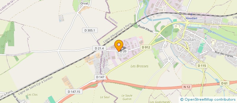 localisation de l'entreprise MADAME THITAPHORN PHUTHONG  HOUDAN