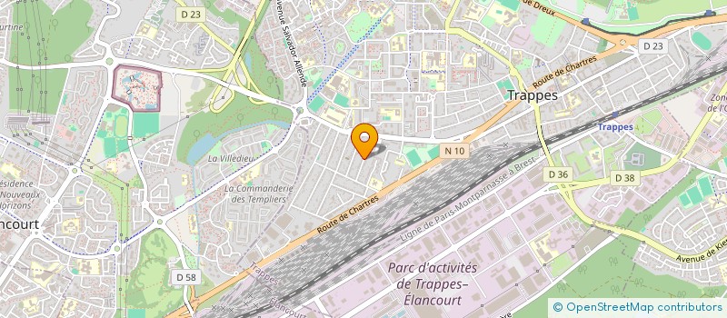 localisation de l'entreprise MADAME THIZIRI GHEBRIOU  TRAPPES