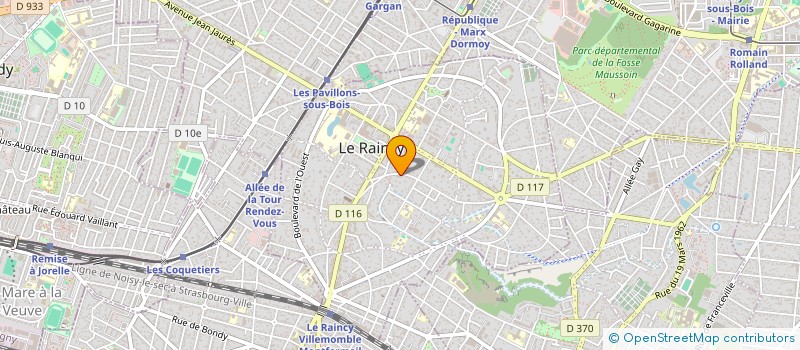 localisation de l'entreprise MADAME THIZIRI SENNOUN  LE RAINCY