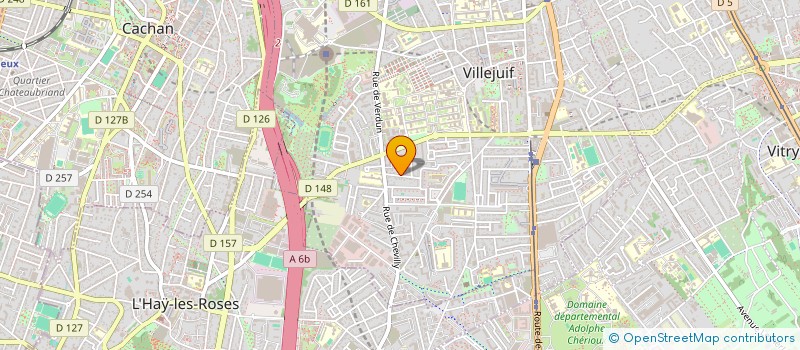 localisation de l'entreprise MADAME THIZIRI TABLOKA  VILLEJUIF