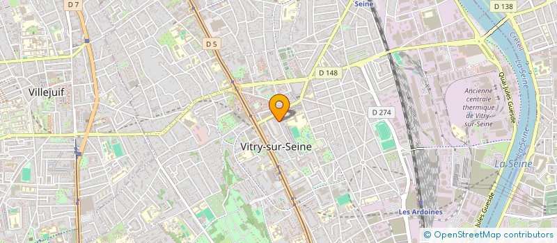 localisation de l'entreprise MADAME THOI TRAN  VITRY-SUR-SEINE