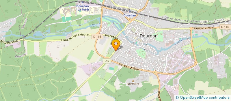 localisation de l'entreprise MADAME THOLL CLARISSE à DOURDAN