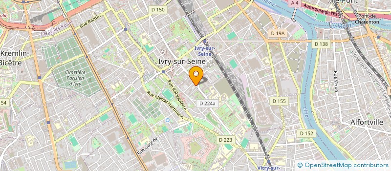 localisation de l'entreprise MADAME THOM JOIC  IVRY-SUR-SEINE