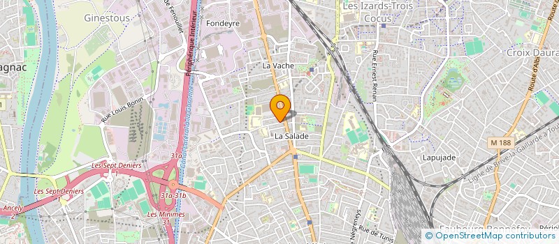 localisation de l'entreprise MADAME THOMAS BERDIN  TOULOUSE