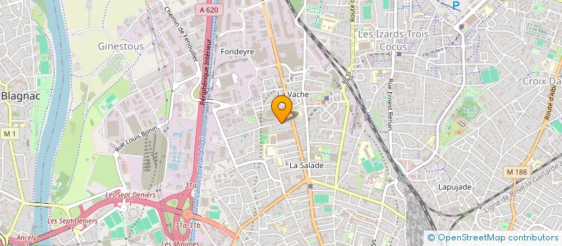 localisation de l'entreprise MADAME THOMAS BORIE  TOULOUSE