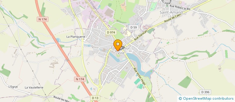 localisation de l'entreprise MADAME THOMAS LANGLOIS  SAINT-AMAND-VILLAGES