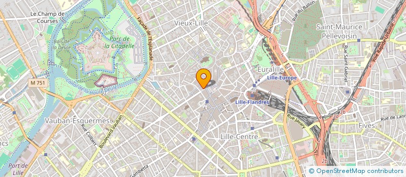 localisation de l'entreprise MADAME THOMAS LE GUERN à LILLE