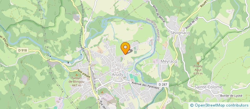 localisation de l'entreprise MADAME THOMASIA DIOUF  ARUDY