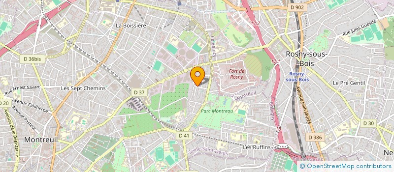 localisation de l'entreprise MADAME THOMASSA RUIZ à MONTREUIL