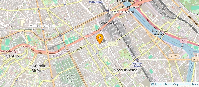 localisation de l'entreprise MADAME THONGPHOON CHANPHANIT  IVRY-SUR-SEINE