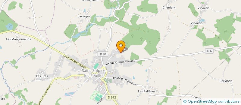 localisation de l'entreprise MADAME THONGSUK WISETSING  SAINT-SULPICE-LES-FEUILLES