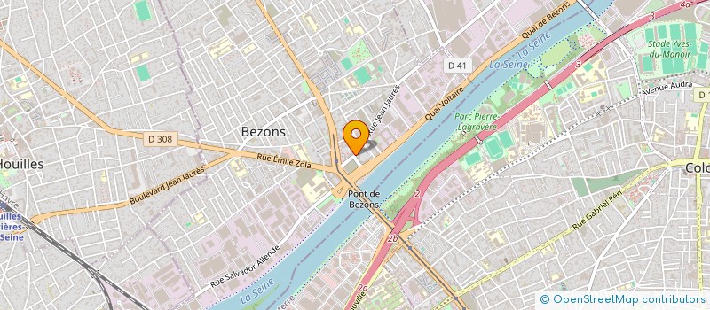 localisation de l'entreprise MADAME THOSSO BOHI  BEZONS