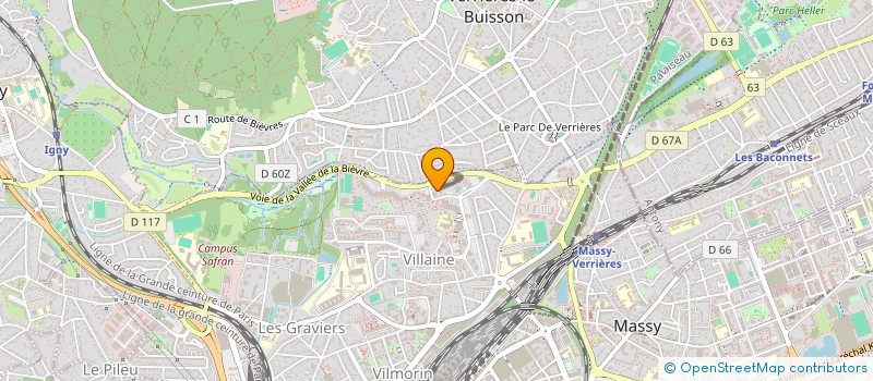 localisation de l'entreprise MADAME THOURAYA BLEL  MASSY