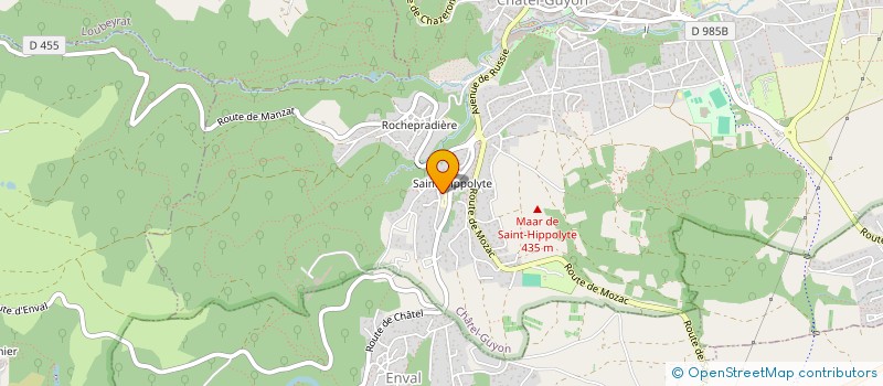 localisation de l'entreprise MADAME THOURYA REAU  CHATEL-GUYON