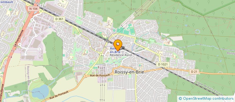 localisation de l'entreprise MADAME THU NGUYEN  ROISSY-EN-BRIE