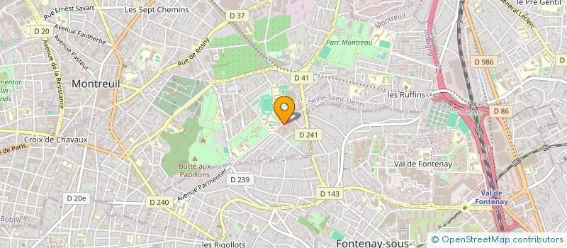 localisation de l'entreprise MADAME THUESDAY NICAISE à MONTREUIL