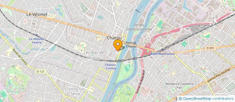 localisation de l'entreprise MADAME THULASIMANI SABARINATH  CHATOU