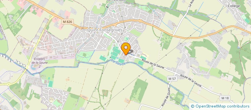 localisation de l'entreprise MADAME THUY DUNG DOAN  QUINT-FONSEGRIVES