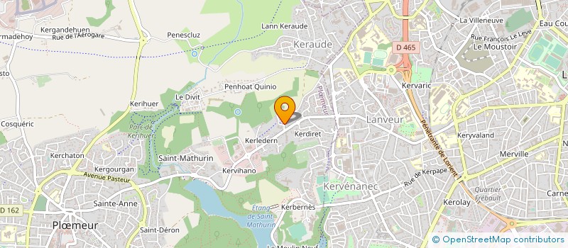 localisation de l'entreprise MADAME THUY HUYEN NGUYEN  PLOEMEUR