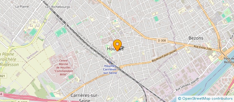 localisation de l'entreprise MADAME THUY-NATHALIE PHAN  HOUILLES