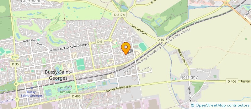 localisation de l'entreprise MADAME THUY PHUONG VY NGUYEN  BUSSY-SAINT-GEORGES