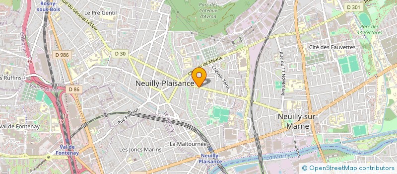 localisation de l'entreprise MADAME THUY TRANG QUINNEZ  NEUILLY-PLAISANCE