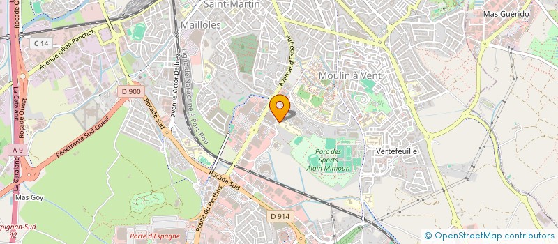 localisation de l'entreprise MADAME THUY TRINH THI KIM  PERPIGNAN