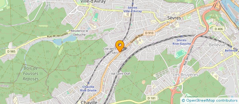 localisation de l'entreprise MADAME THUY VAN LE NGUYEN à CHAVILLE