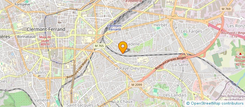 localisation de l'entreprise MADAME THYA VIRGAL  CLERMONT-FERRAND