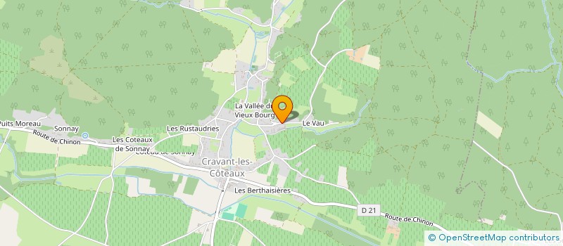 localisation de l'entreprise MADAME THYDHA CHHUM  CHINON