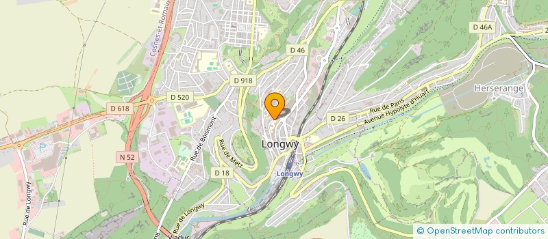 localisation de l'entreprise MADAME THYFAINE KOCK à LONGWY