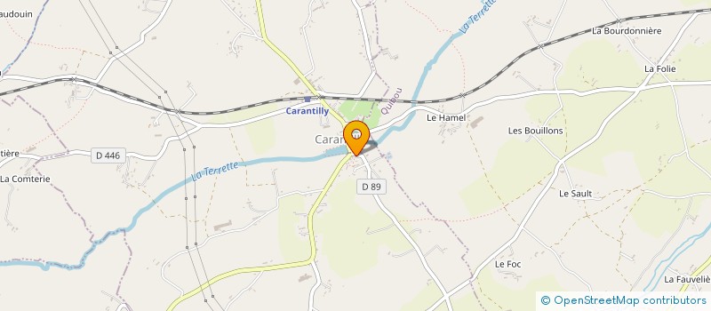 localisation de l'entreprise MADAME THYMELE LAINE  CARENTAN-LES-MARAIS