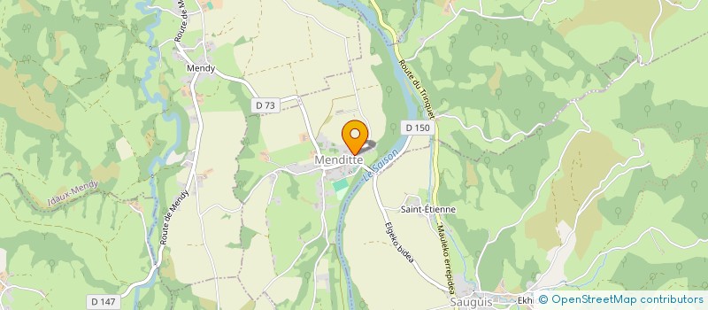 localisation de l'entreprise MADAME TI-MAI BONPAS-BERNET  MENDITTE