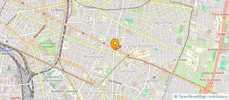 localisation de l'entreprise MADAME TIA CHASSAING  LYON