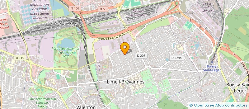 localisation de l'entreprise MADAME TIA GIMIGA à LIMEIL-BREVANNES